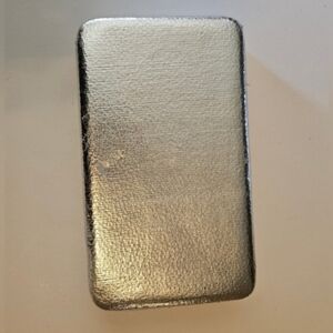 Silver Metallic Clutch/Wallet